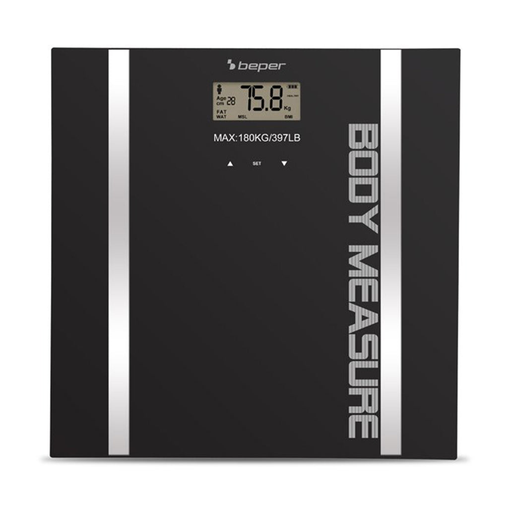 A Photo Of Beper Bioelectrical Impedance Body Scale with Tempered Glass; LCD Display