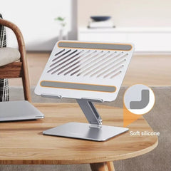 A Photo Of UGREEN Multi-Angle Adjustable Laptop Stand – Ergonomic & Portable Aluminum Riser for Laptops and Tablets