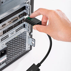 A Photo Of UGREEN DisplayPort to HDMI Adapter Cable (Male to Female) – 4K@30Hz, Unidirectional, 25cm, Black