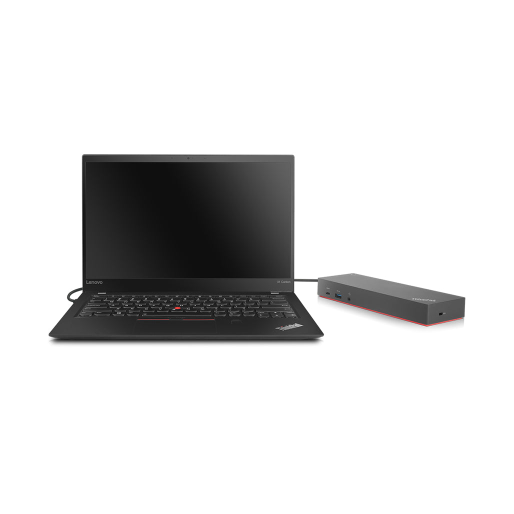A Photo Of Lenovo ThinkPad Hybrid USB-C & USB-A Dock – Universal Dual 4K Docking Station with European Plug