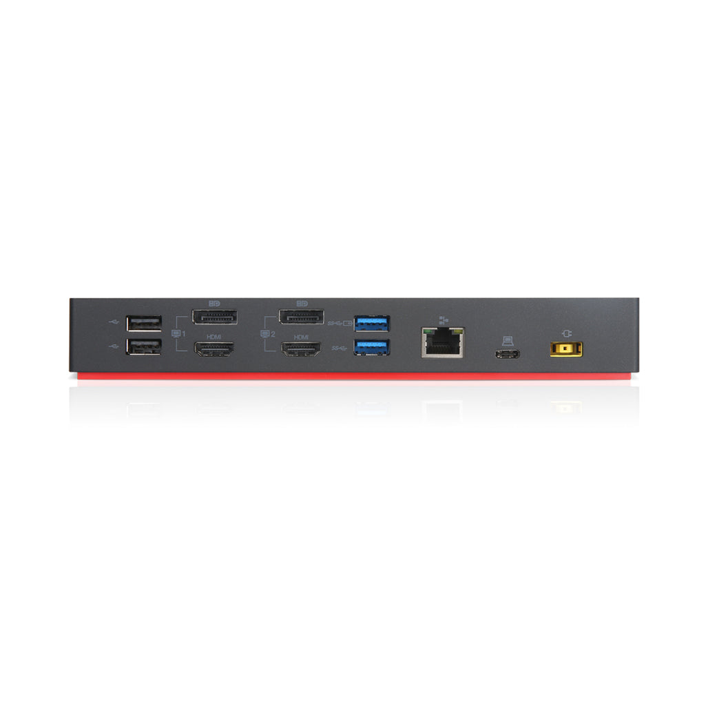 A Photo Of Lenovo ThinkPad Hybrid USB-C & USB-A Dock – Universal Dual 4K Docking Station with European Plug