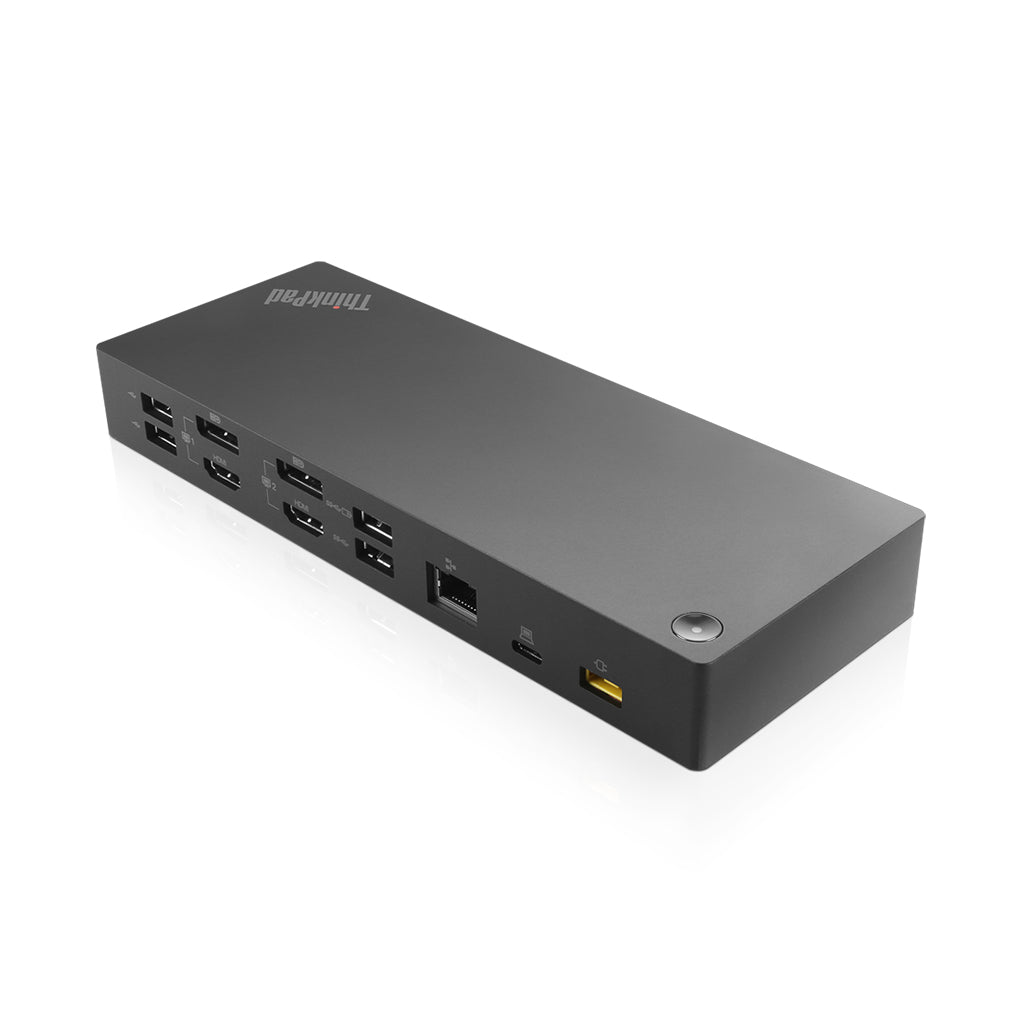 A Photo Of Lenovo ThinkPad Hybrid USB-C & USB-A Dock – Universal Dual 4K Docking Station with European Plug
