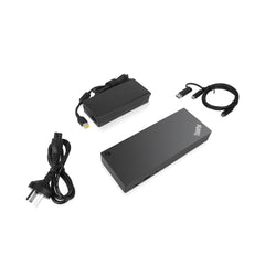 A Photo Of Lenovo ThinkPad Hybrid USB-C & USB-A Dock – Universal Dual 4K Docking Station with European Plug