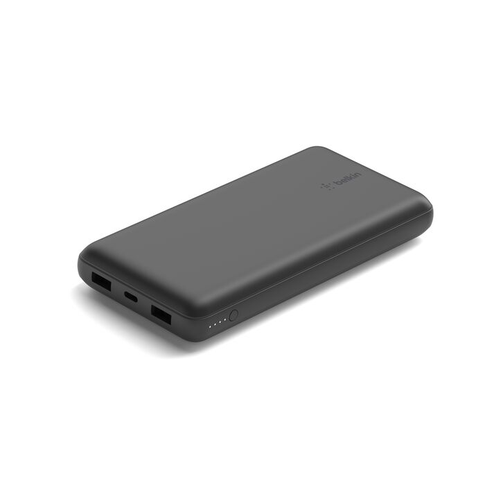 A Photo Of Belkin BoostCharge 20,000mAh Power Bank with USB-C & Dual USB-A | Fast Charging for iPhone, Android & More