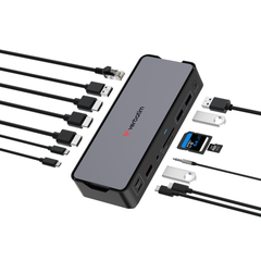 A Photo Of Verbatim USB-C Pro Docking Station with 15 Ports
