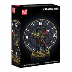 A Photo Of Mould King Motorized Mechanical Gear Clock Building Toy Set - 3675 Pieces - 10160