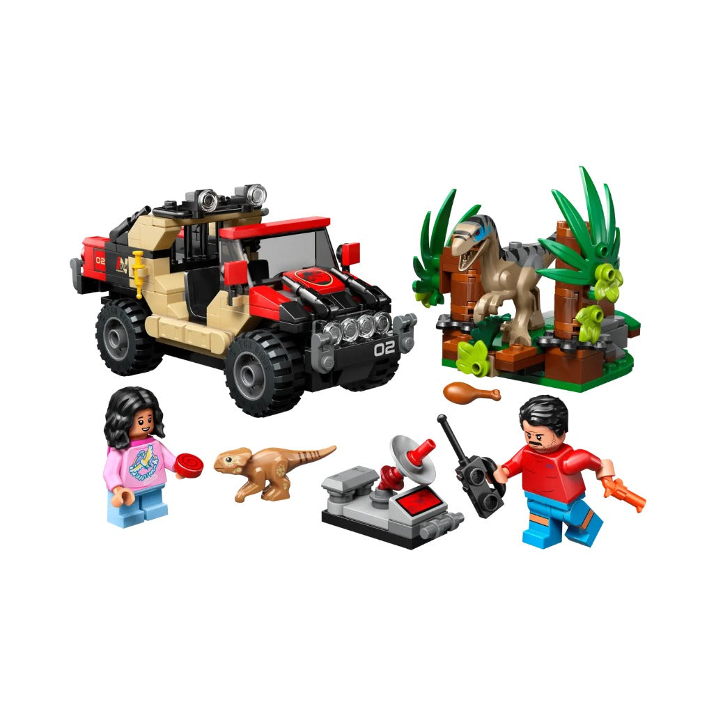 A Photo Of LEGO Jurassic World Raptor Off-Road Escape 285 Pieces - 76972