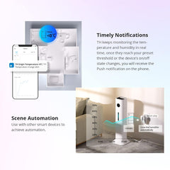 A Photo Of Sonoff TH Origin Temperature and Humidity Monitoring Switch - THOR16A
