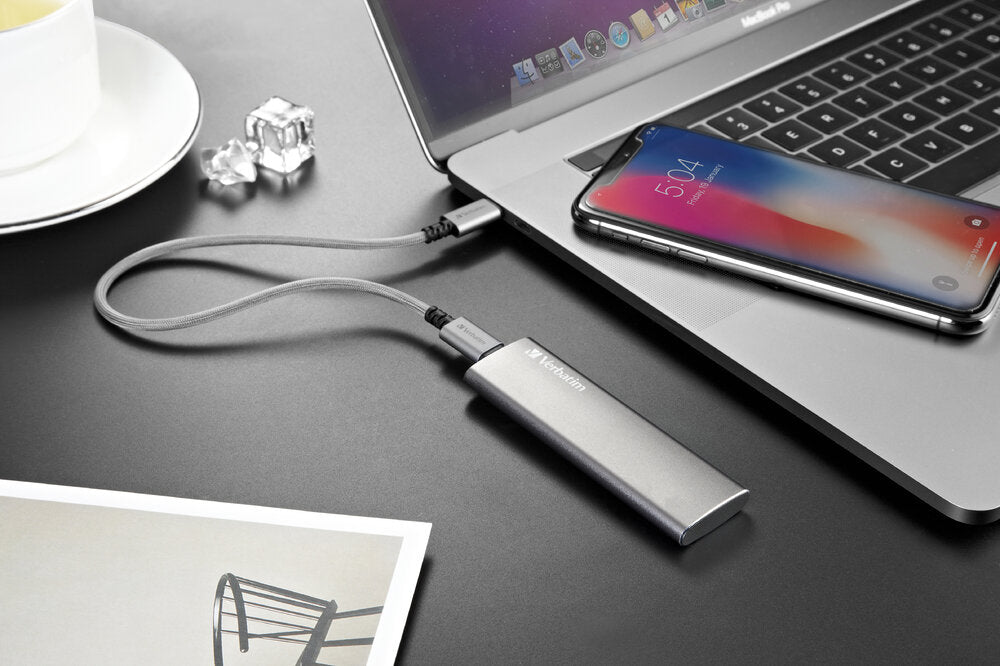 A Photo Of Verbatim Vx500 External SSD - 500 MB/s USB 3.2 Gen 2 Storage