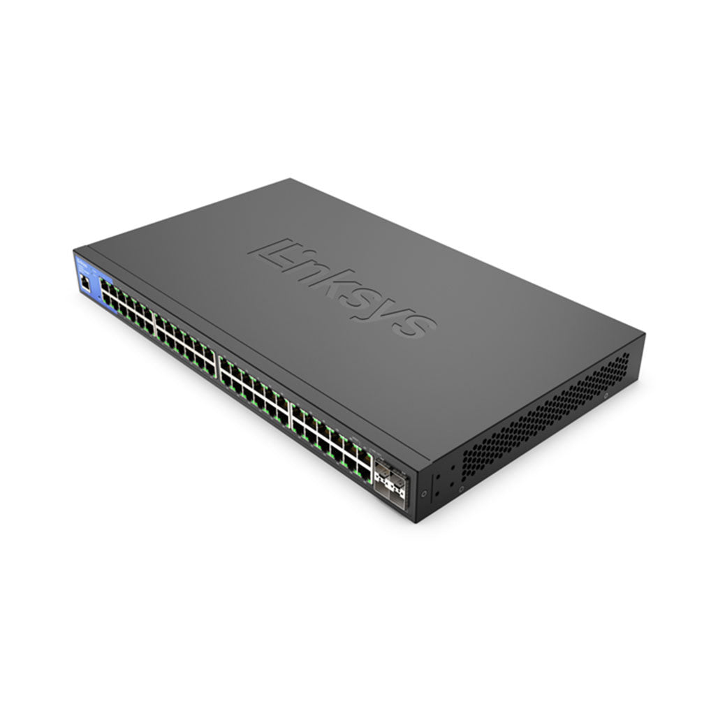 A Photo Of Linksys LGS352C - 48-Port Managed Gigabit Ethernet Switch with 4 10G SFP+ Uplinks