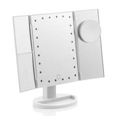A Photo Of InnovaGoods 4-in-1 Magnifying LED Mirror - V0100904