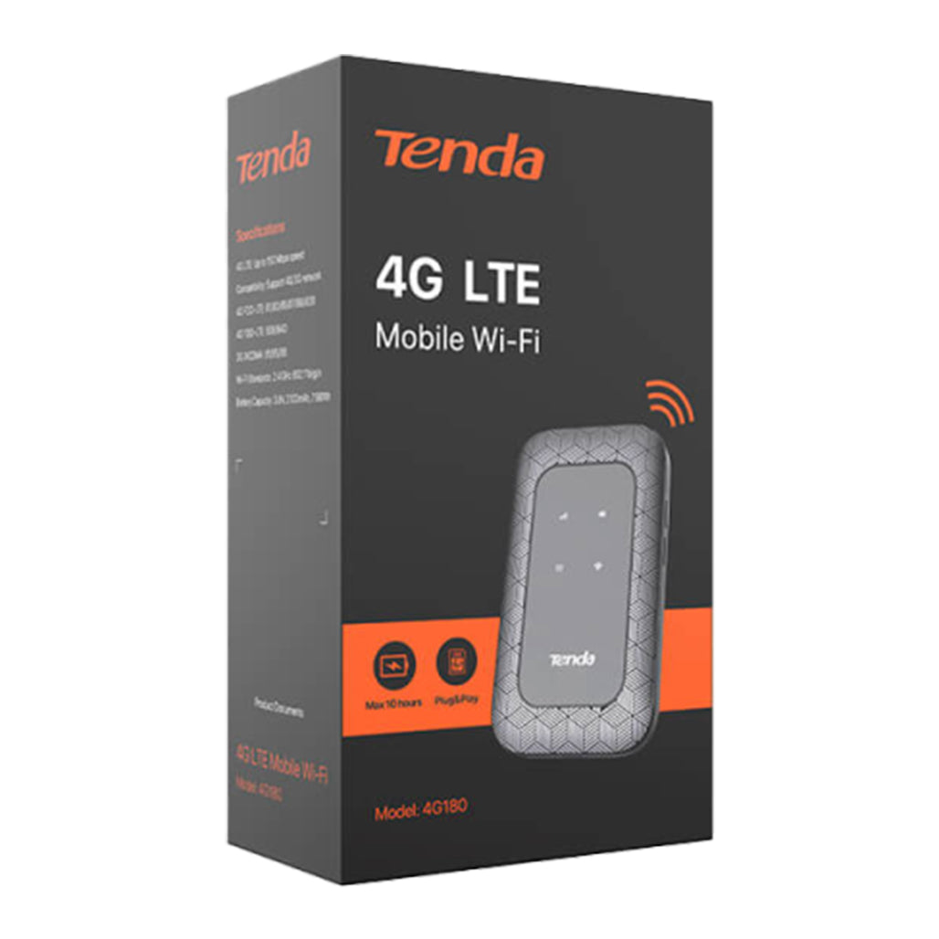 A Photo Of Tenda 4G180 4G LTE Mobile Hotspot / Router (N150, Internal Antennas)