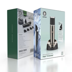 A Photo Of Green Lion 2 in 1 Sensitive Area Hair Trimmer - 600mAh