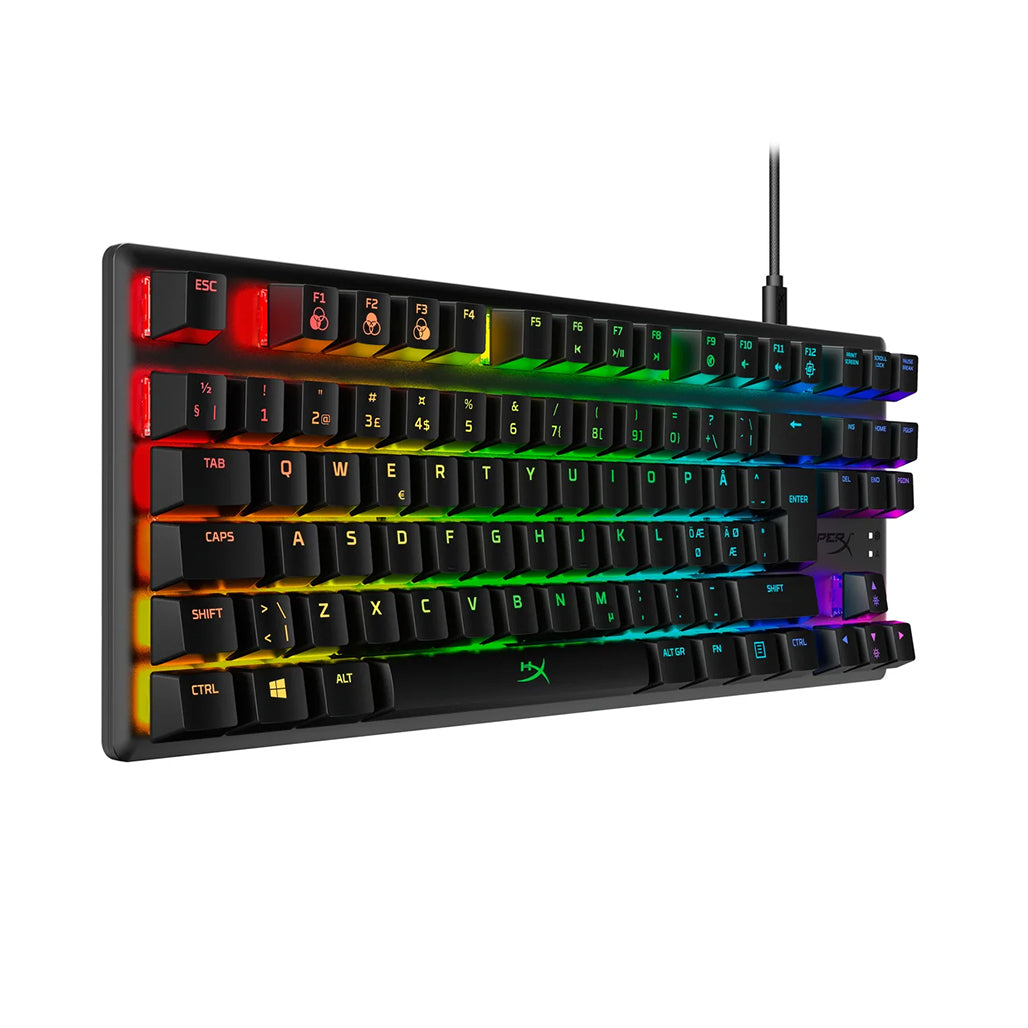 A Photo Of HyperX Alloy Origins Core Tenkeyless Mechanical Gaming Keyboard - Blue Clicky