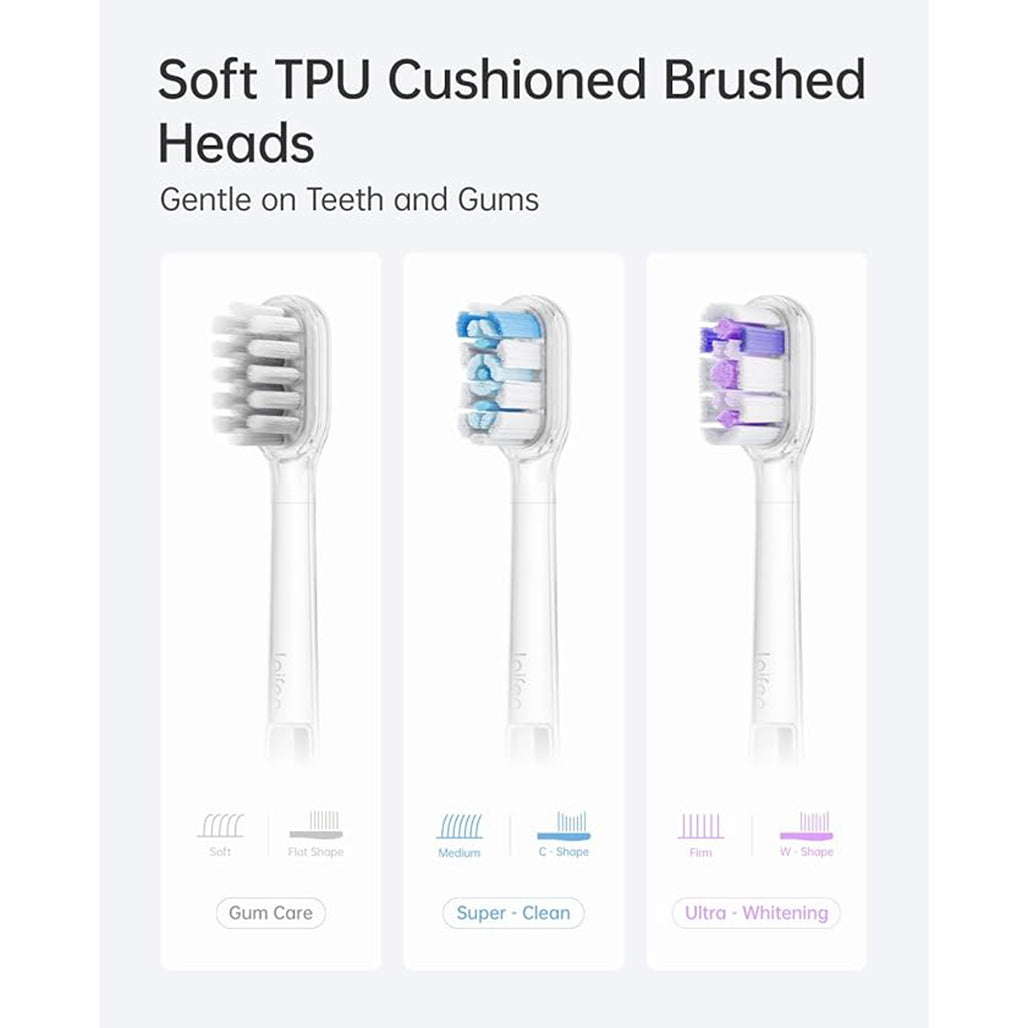 A Photo Of Laifen Toothbrush Replacement Heads 3 Pack