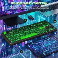A Photo Of ATTACK SHARK X87 Ultra - Wireless Mechanical Keyboard
