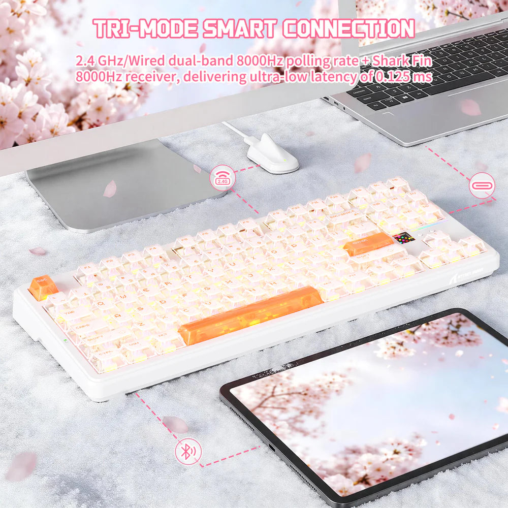 A Photo Of ATTACK SHARK X87 Ultra - Wireless Mechanical Keyboard