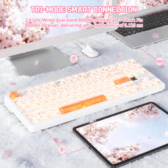 A Photo Of ATTACK SHARK X87 Ultra - Wireless Mechanical Keyboard