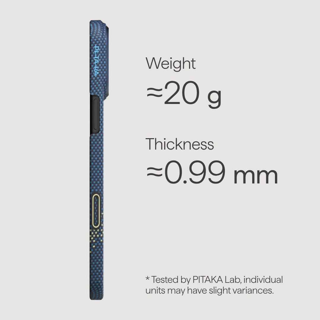 A Photo Of Pitaka Moment Milky Way Galaxy iPhone 17 Pro Ultra-Slim Case