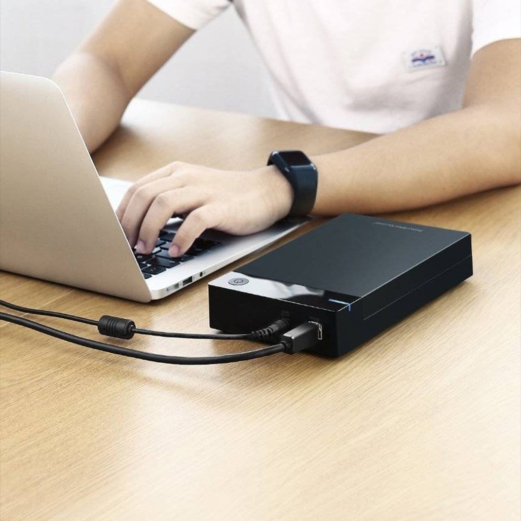 A Photo Of Ugreen 3.5'' SATA HDD Enclosure USB 3.0 – High-Speed External Hard Drive Case