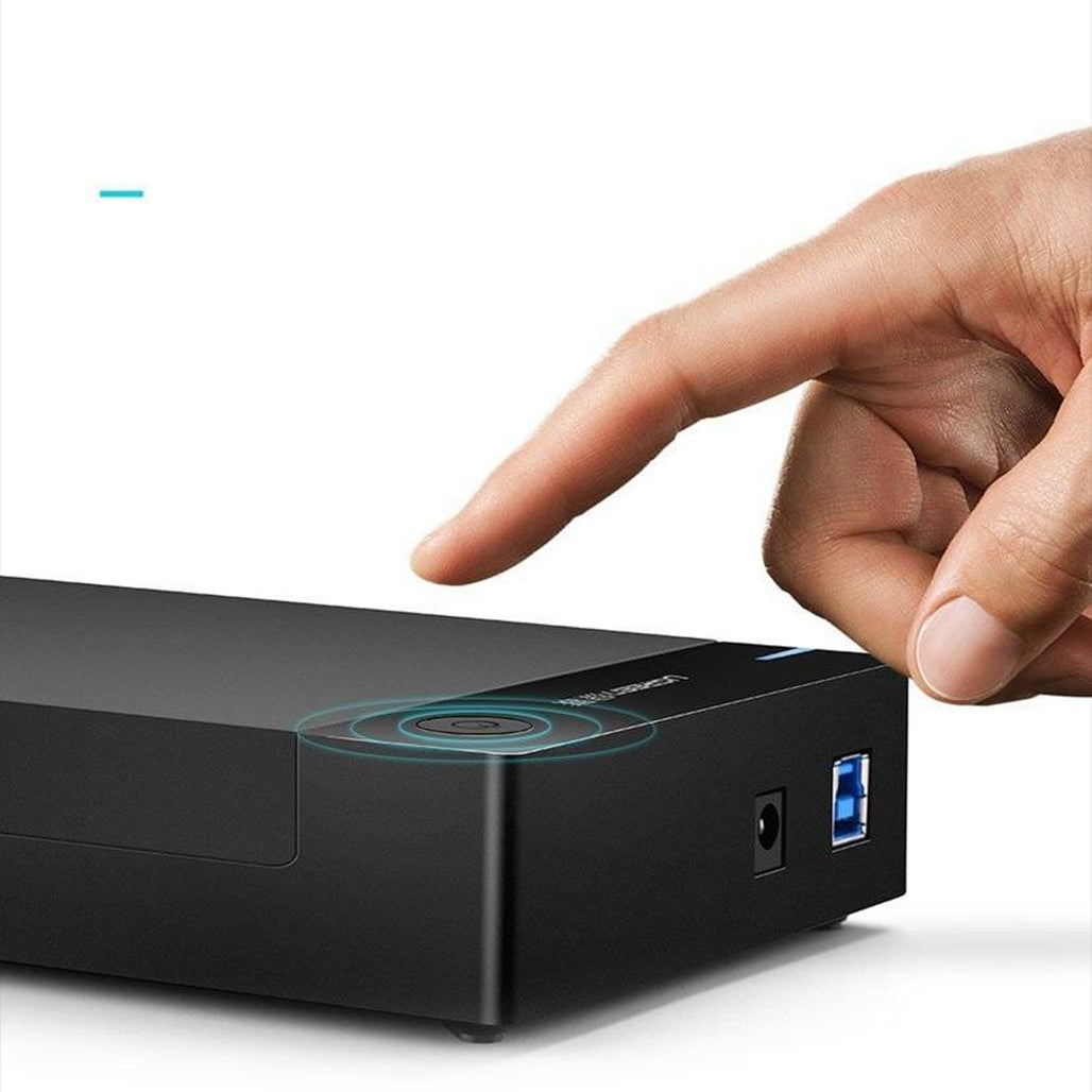 A Photo Of Ugreen 3.5'' SATA HDD Enclosure USB 3.0 – High-Speed External Hard Drive Case