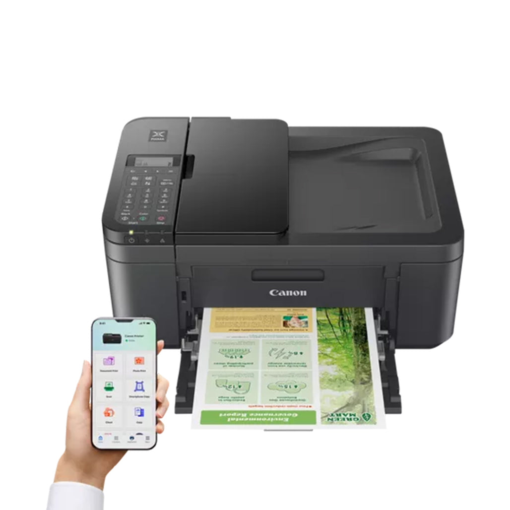 A Photo Of Canon PIXMA TR4645 - Wireless All-in-One Printer for Home Office