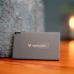 A Photo Of Verbatim Metal Mini SSD - Ultra-Fast USB-C 3.2 Gen 2x2 Storage