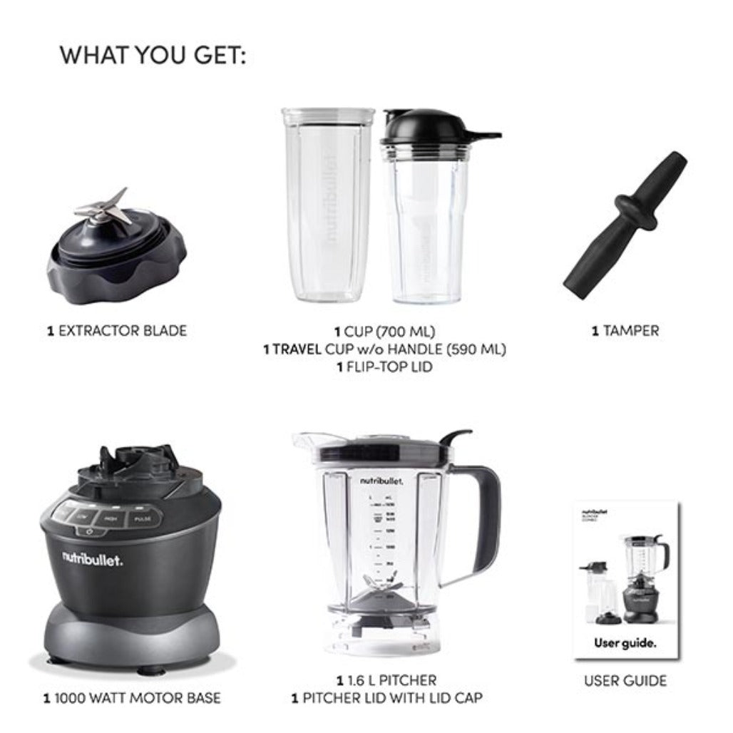 A Photo Of Nutribullet Full Size Blender Combo - NBC-0910B