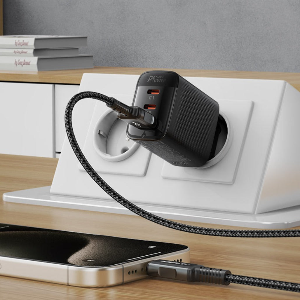 A Photo Of Acefast Fast Charge Wall Charger - A108 PD67W