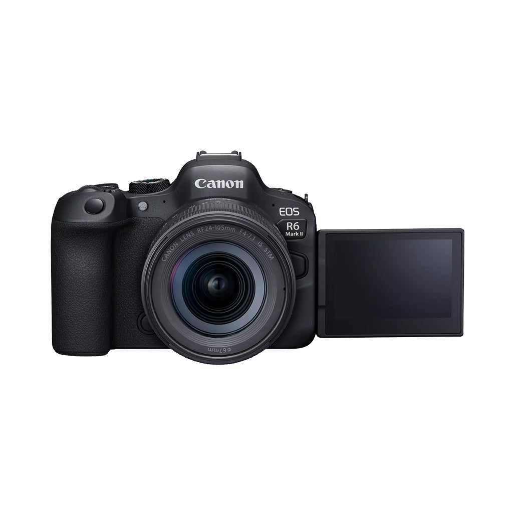 A Photo Of Canon EOS R6 Mark II - Mirrorless Camera with RF24-105mm F4-7.1 IS STM Lens Kit