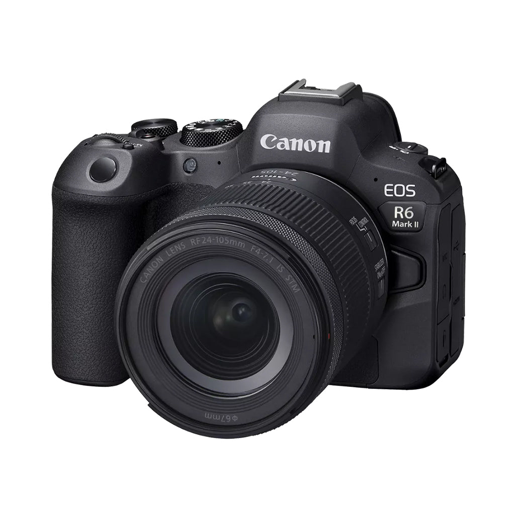 A Photo Of Canon EOS R6 Mark II - Mirrorless Camera with RF24-105mm F4-7.1 IS STM Lens Kit