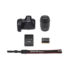 A Photo Of Canon EOS R6 Mark II - Mirrorless Camera with RF24-105mm F4-7.1 IS STM Lens Kit