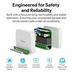 A Photo Of Sonoff Mini Duo 2 Gang Smart Switch - MINI 2GS