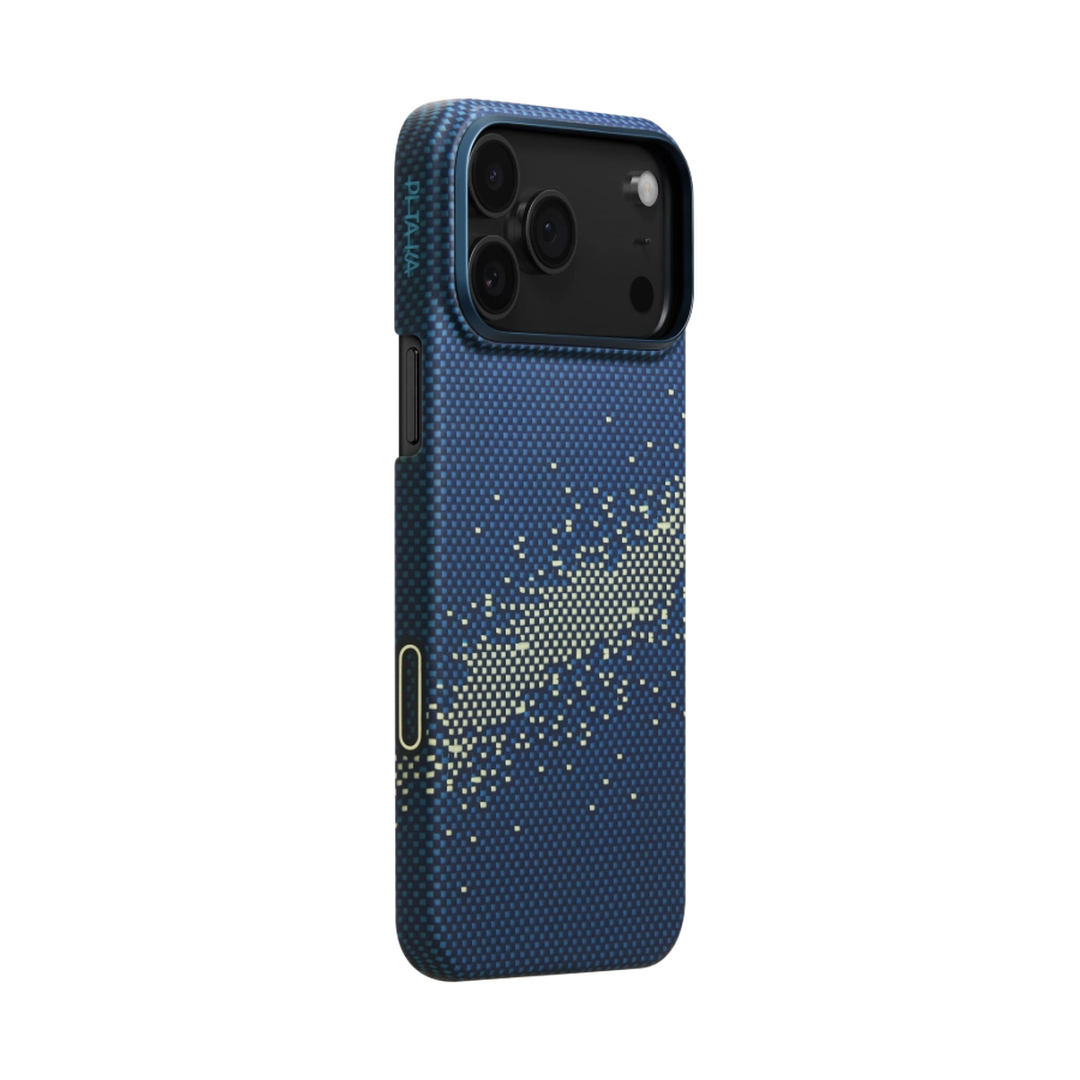 A Photo Of Pitaka Moment Milky Way Galaxy iPhone 17 Pro Max Ultra-Slim Case