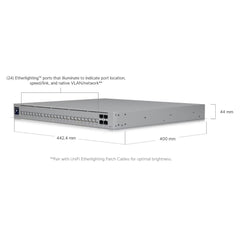 A Photo Of Ubiquiti Pro HD 24 PoE - USW-PRO-HD-24-PoE (600W)