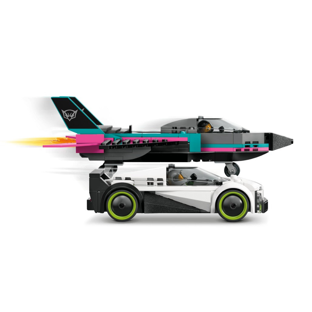 A Photo Of LEGO City Jet vs. Car 259 Pieces - 60489