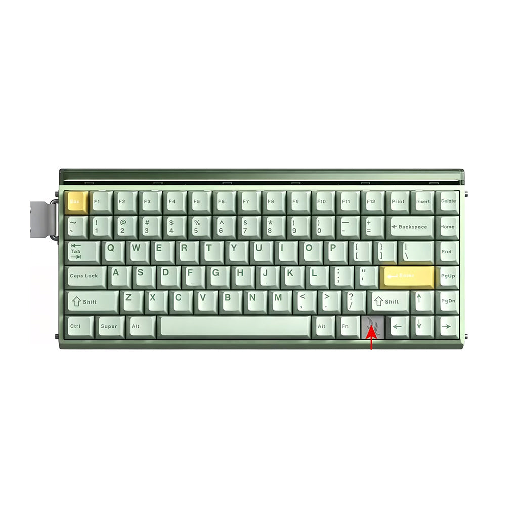 A Photo Of Aula Hero 75 HE - Tri-Mode Magnetic Gaming Keyboard