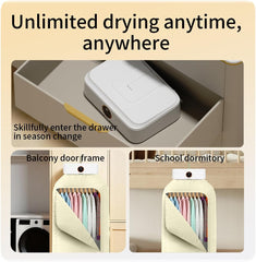 A Photo Of HU Home Portable Clothes Dryer - 600W Foldable Electric Clothes Drying Machine