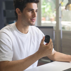 A Photo Of Cheerdots2 Bluetooth Detachable Air Mouse - Touchpad Mouse with Voice Recording and Laser Pointer