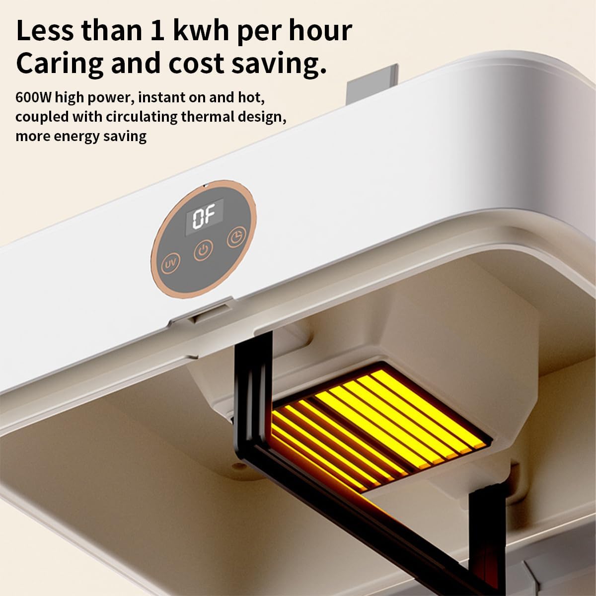 A Photo Of HU Home Portable Clothes Dryer - 600W Foldable Electric Clothes Drying Machine