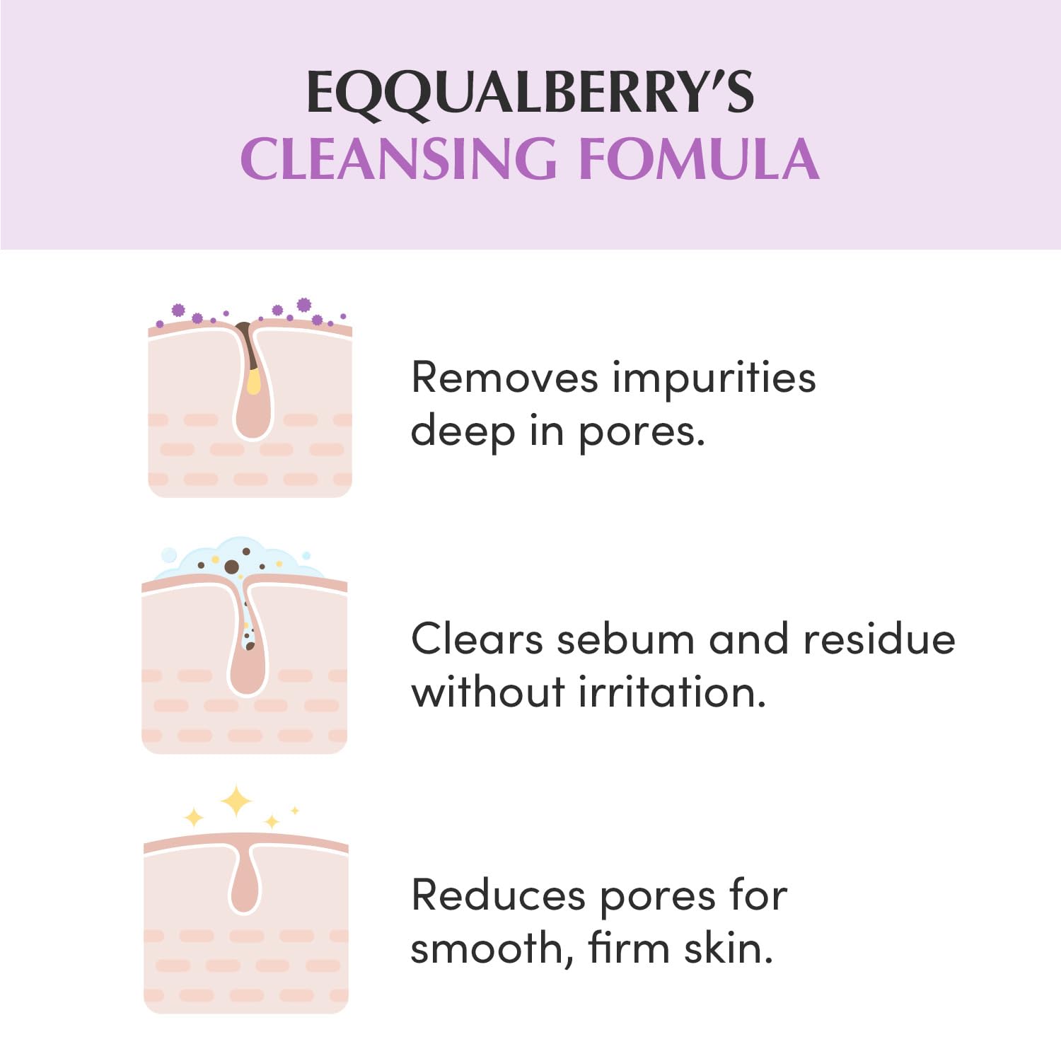 A Photo Of EQQUALBERRY Purple Rice Pore Purifying Pack Cleanser
