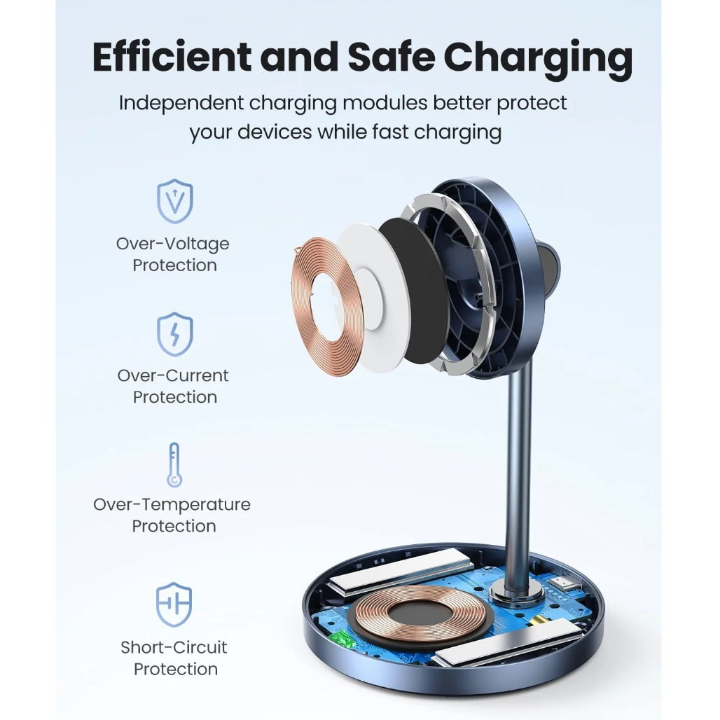 A Photo Of Ugreen 2-in-1 Wireless Charging Station - 90668