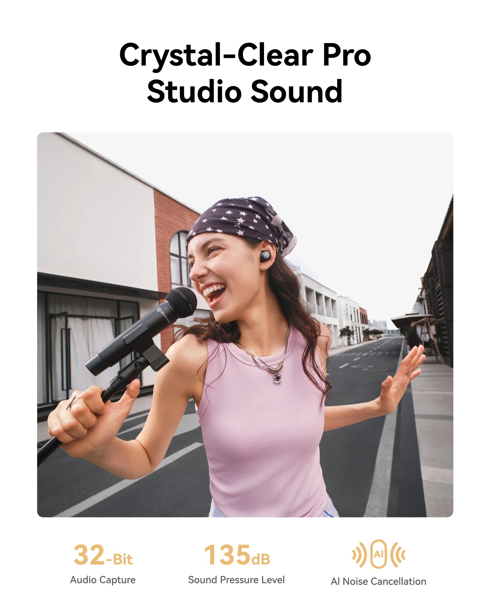 A Photo Of Hollyland Melo P1 - Combo Wireless Music Creation System