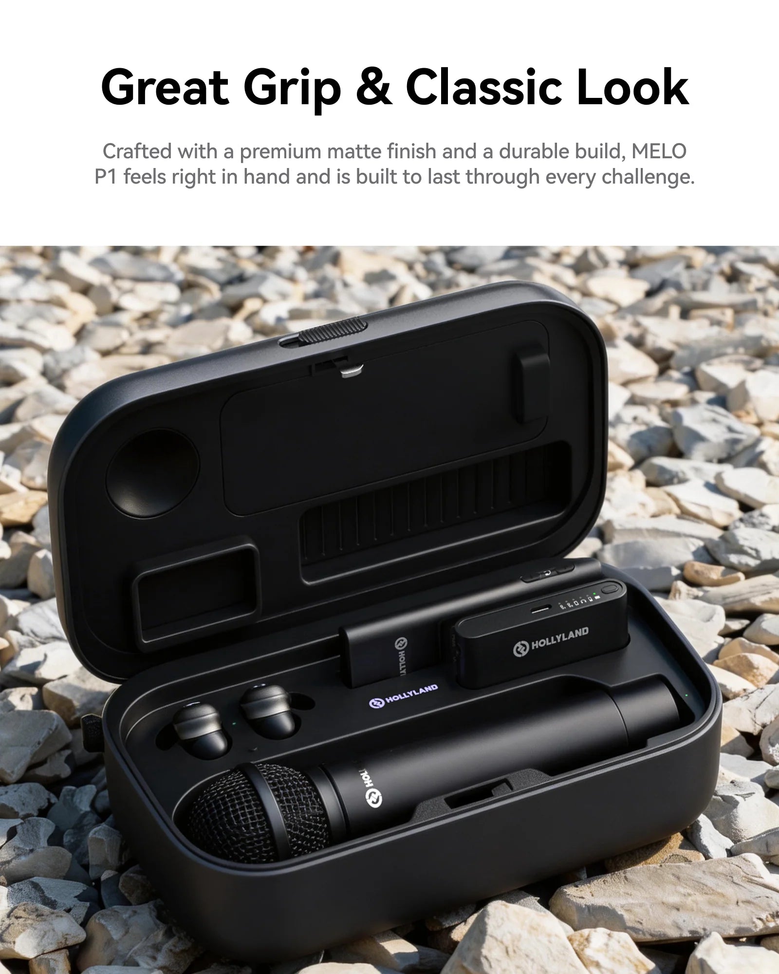 A Photo Of Hollyland Melo P1 - Combo Wireless Music Creation System