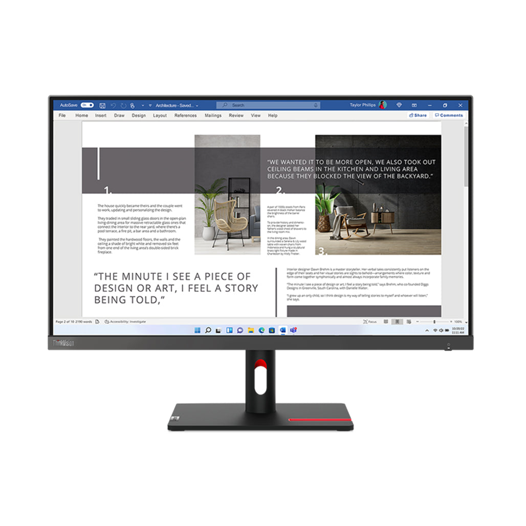 A Photo Of Lenovo ThinkVision S27i-30 - 27