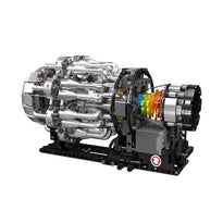 Mould King Motorized Turbojet Engine Mechanical Model Building Toy Set - 1214 Pieces - 10216