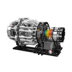A Photo Of Mould King Motorized Turbojet Engine Mechanical Model Building Toy Set - 1214 Pieces - 10216