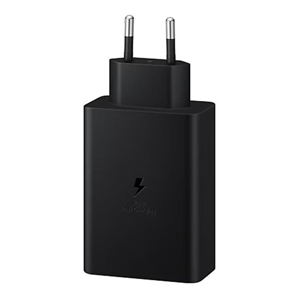 A Photo Of Samsung 65W Power Adapter Trio - Fast Charging, Universal Compatibility, and Triple Ports