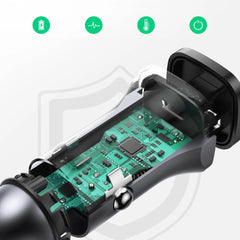 A Photo Of Ugreen 40858 30W USB C Car Charger Dual Port PD3.0 QC3.0 Fast Charging