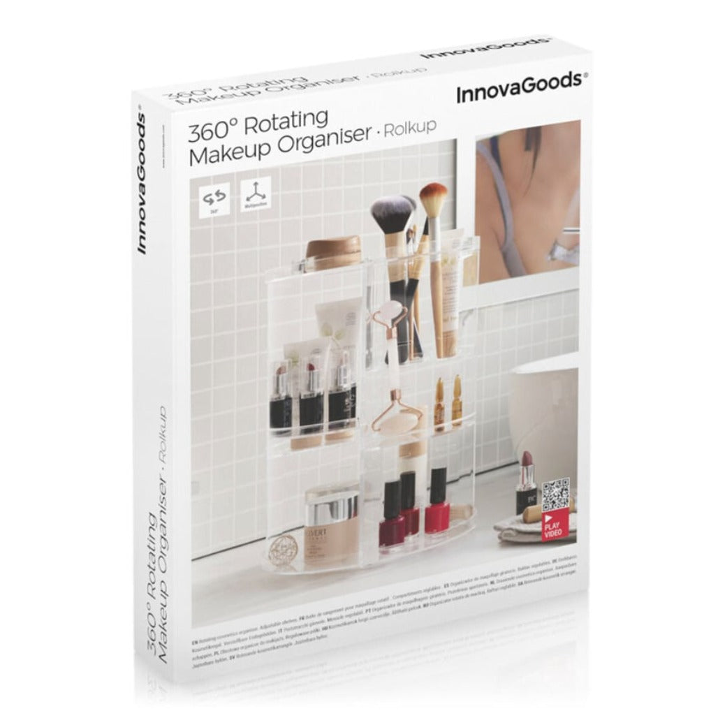 A Photo Of InnovaGoods Rotating Make-Up Organiser - V0103592